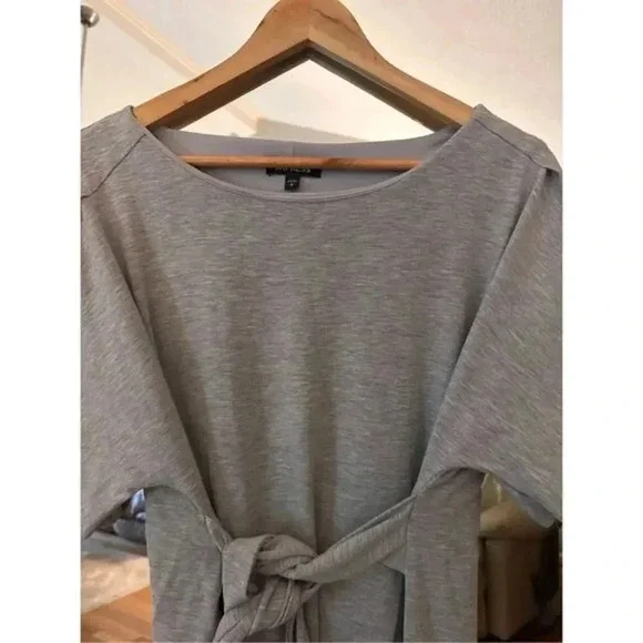 Express Super Soft Gray T-Shirt Dress Large - Picture 2 of 5
